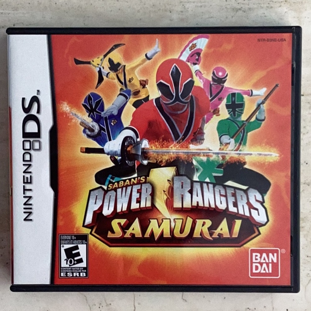 Power Rangers Samurai Saban’s Nintendo DS Game Authentic